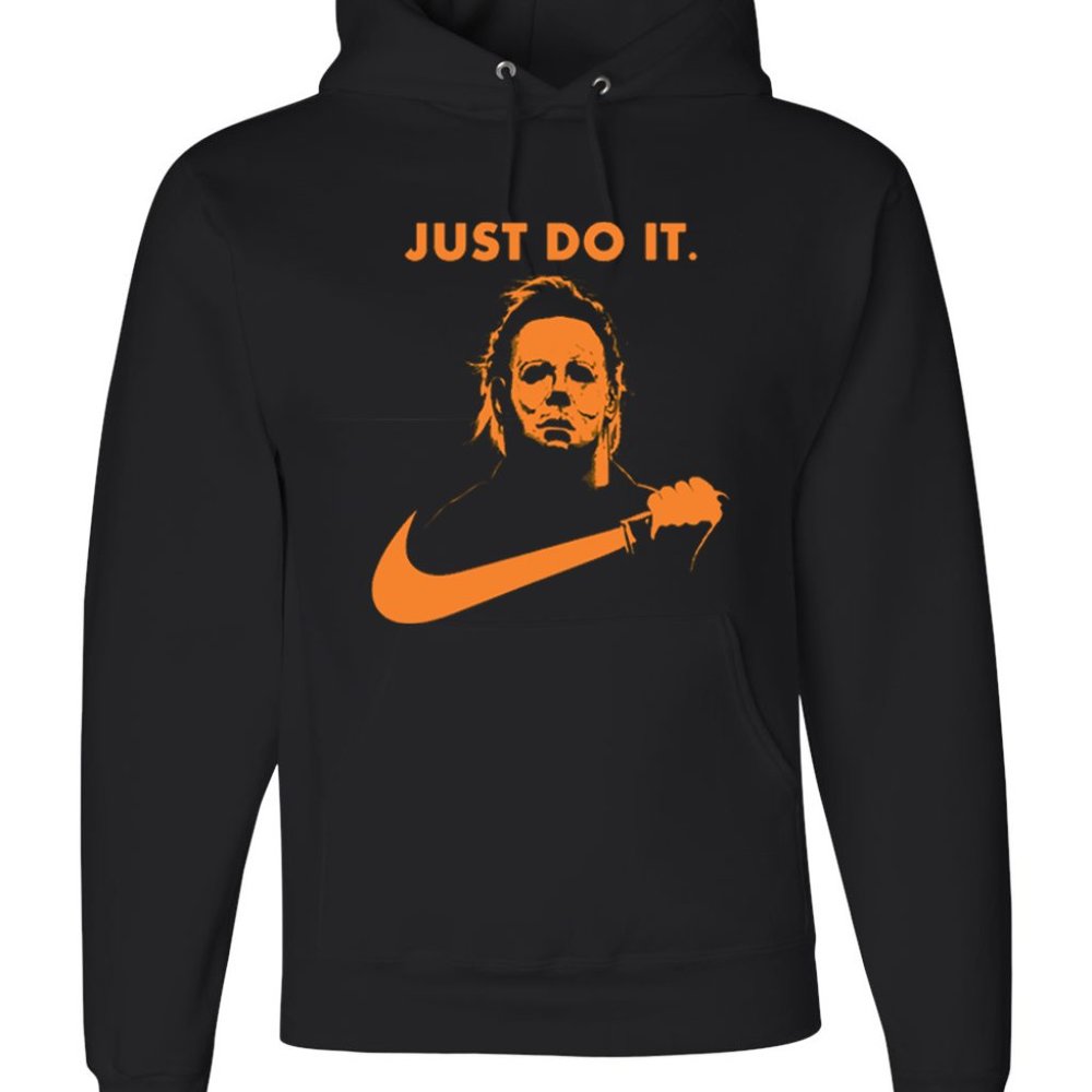 Michael Myers 'Just do it -Orange print - unisex